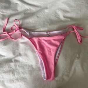 Pink colored Women's Swim bikini Bottoms size small
